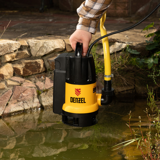 Дренажный насос DP800A, 800 Вт, подъем 5 м, 13000 л/ч Denzel в Новосибирске