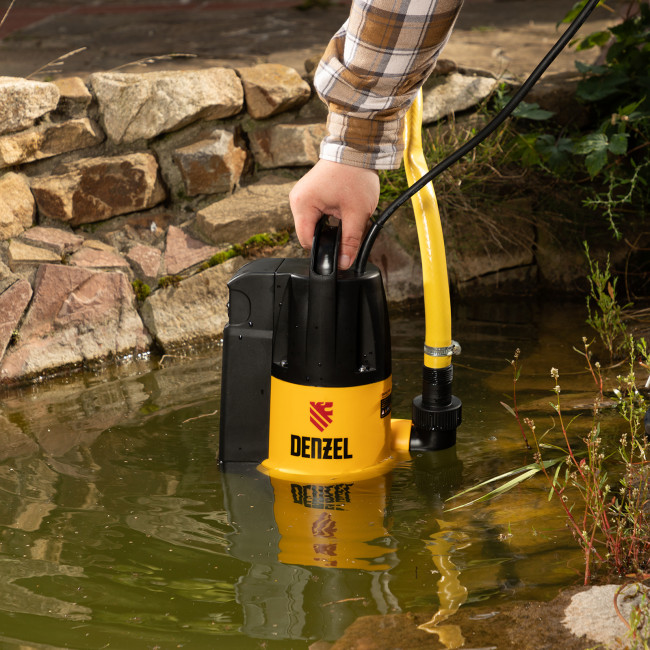 Дренажный насос DP800A, 800 Вт, подъем 5 м, 13000 л/ч Denzel в Новосибирске