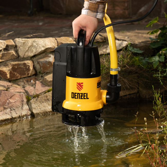 Дренажный насос DP800A, 800 Вт, подъем 5 м, 13000 л/ч Denzel в Новосибирске