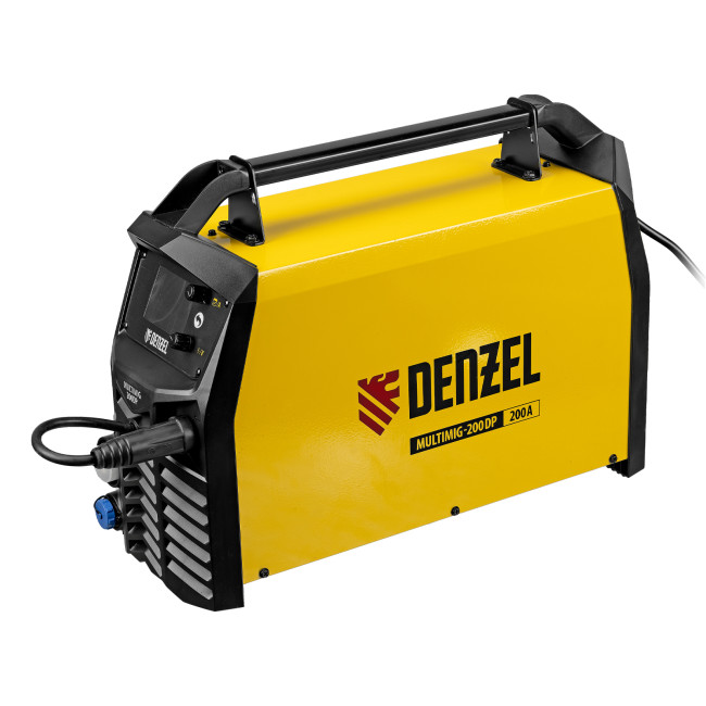 Аппарат инвертор. полуавтомат. сварки MultiMIG-200DP Synergy Double Pulse, 200 А, ПВ 80% Denzel в Новосибирске