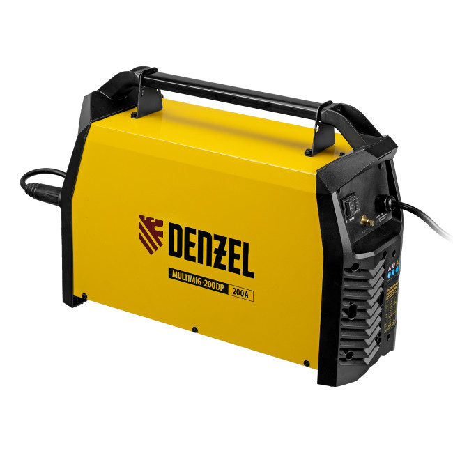 Аппарат инвертор. полуавтомат. сварки MultiMIG-200DP Synergy Double Pulse, 200 А, ПВ 80% Denzel в Новосибирске