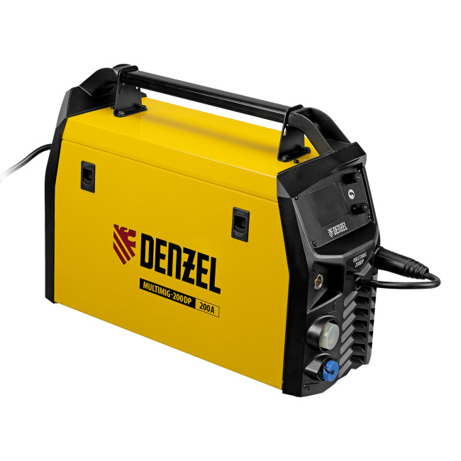 Аппарат инвертор. полуавтомат. сварки MultiMIG-200DP Synergy Double Pulse, 200 А, ПВ 80% Denzel в Новосибирске