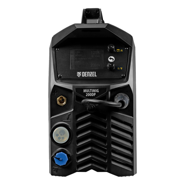 Аппарат инвертор. полуавтомат. сварки MultiMIG-200DP Synergy Double Pulse, 200 А, ПВ 80% Denzel в Новосибирске