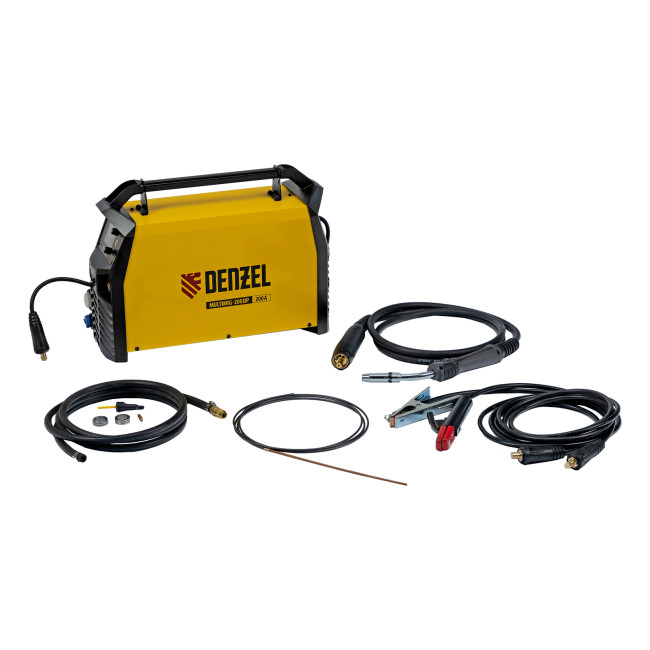 Аппарат инвертор. полуавтомат. сварки MultiMIG-200DP Synergy Double Pulse, 200 А, ПВ 80% Denzel в Новосибирске