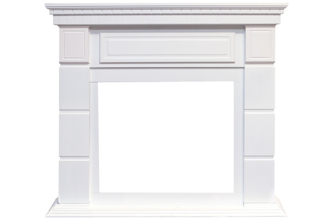 Каминокомплект Portland - Белый с очагом Symphony 26'' DF2624L-INT в Новосибирске