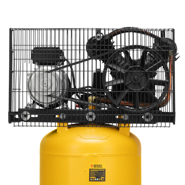 Компрессор воздушный BCV2200/100V, ременный привод , 2.3 кВт, 100 литров, 440 л/мин Denzel в Новосибирске