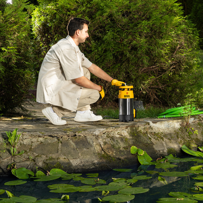 Погружной насос высокого давления PH1100, 1100Вт, подъем 40м, 5500 л/ч Denzel в Новосибирске