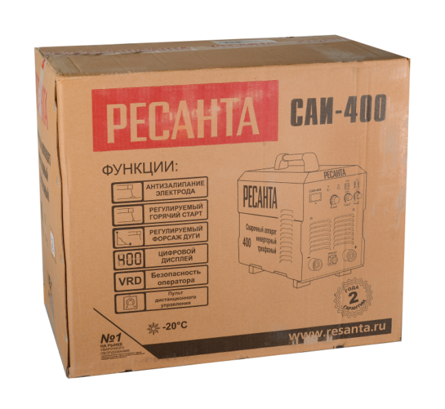 Сварочный аппарат инверторный Ресанта САИ 400 в Новосибирске