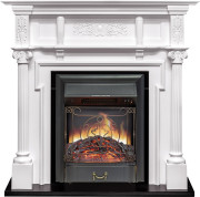 Каминокомплект Oxford - Белый с очагом Majestic FX Black