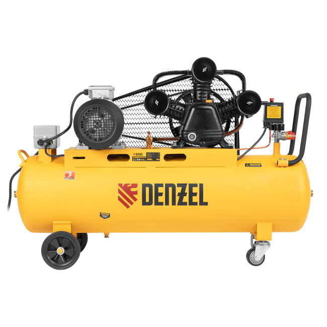 Компрессор воздушный BCW3000-T/100, ременный привод, 3.0 кВт, 100 литров, 520 л/мин Denzel в Новосибирске Компрессор воздушный BCW3000-T/100, ременный привод, 3.0 кВт, 100 литров, 520 л/мин Denzel в Новосибирске