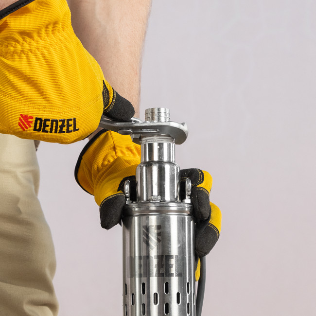 Скважинный насос DWS-3-75, винтовой, диаметр 3", 500 Вт, 1600 л/ч, напор 75 м Denzel в Новосибирске