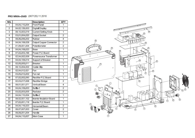 Сварочный инвертор TSS PRO MMA-250D в Новосибирске