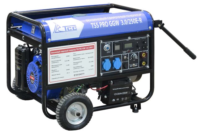 Бензиновый сварочный генератор TSS PRO GGW 3.0/250E-R в Новосибирске