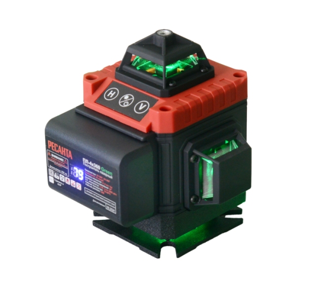 Построитель лазерный Ресанта ПЛ-4Х360ШС Green в Новосибирске Построитель лазерный Ресанта ПЛ-4Х360ШС Green в Новосибирске