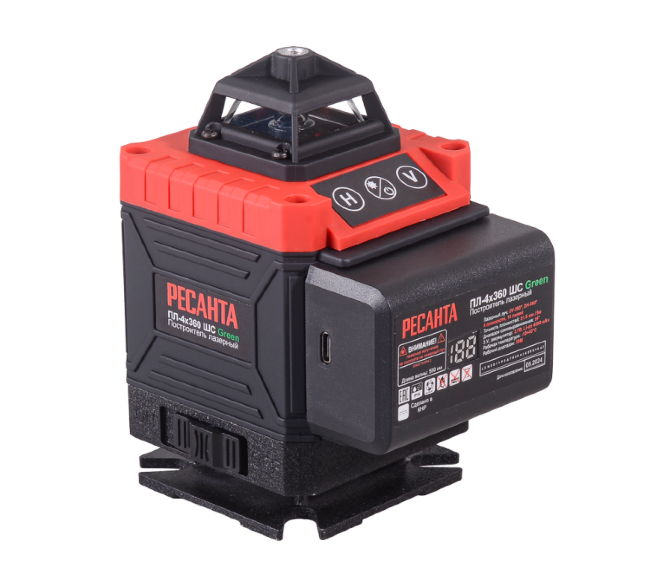 Построитель лазерный Ресанта ПЛ-4Х360ШС Green в Новосибирске Построитель лазерный Ресанта ПЛ-4Х360ШС Green в Новосибирске