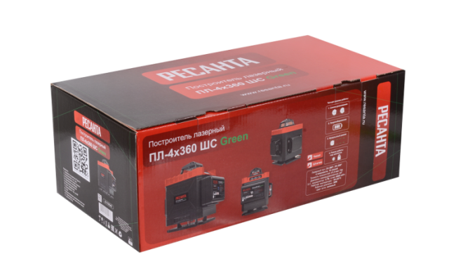Построитель лазерный Ресанта ПЛ-4Х360ШС Green в Новосибирске Построитель лазерный Ресанта ПЛ-4Х360ШС Green в Новосибирске
