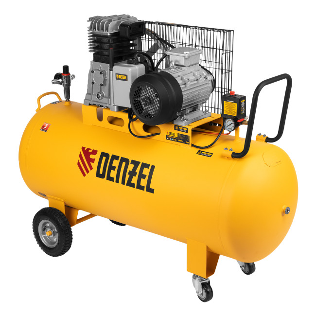 Компрессор воздушный BCI3000-T/200, ременный привод , 3.0 кВт, 200 литров, 530 л/мин Denzel в Новосибирске Компрессор воздушный BCI3000-T/200, ременный привод , 3.0 кВт, 200 литров, 530 л/мин Denzel в Новосибирске