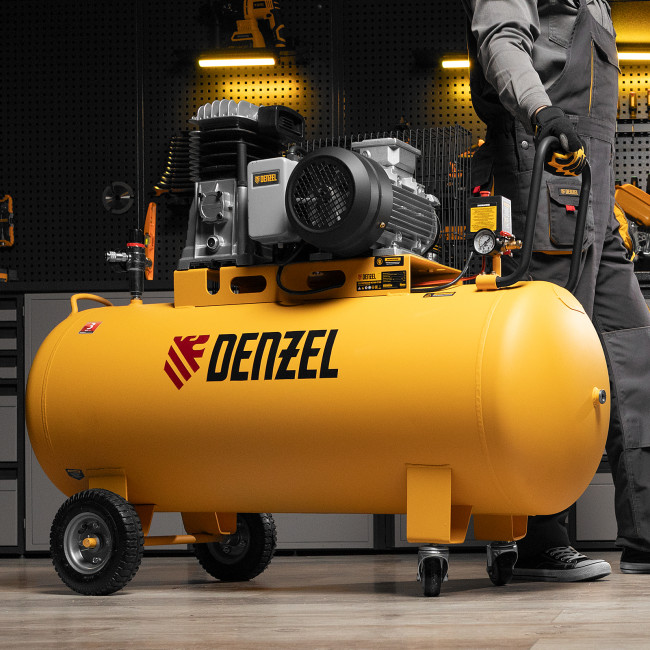 Компрессор воздушный BCI3000-T/200, ременный привод , 3.0 кВт, 200 литров, 530 л/мин Denzel в Новосибирске Компрессор воздушный BCI3000-T/200, ременный привод , 3.0 кВт, 200 литров, 530 л/мин Denzel в Новосибирске