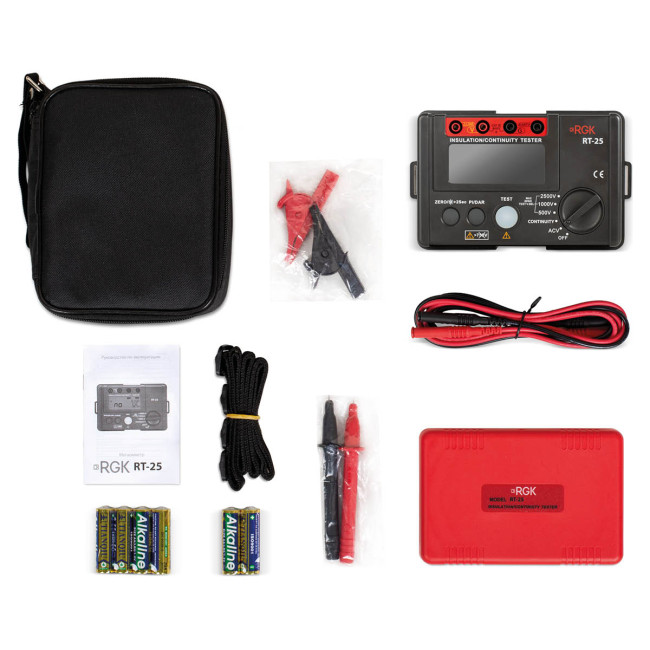 Цифровой мегаомметр RGK RT-25 в Новосибирске