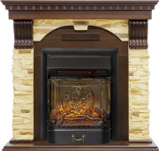 Каминокомплект Dublin угловой - Темный дуб / Сланец с очагом Majestic FX M Black RC Каминокомплект Dublin угловой - Темный дуб / Сланец с очагом Majestic FX M Black RC