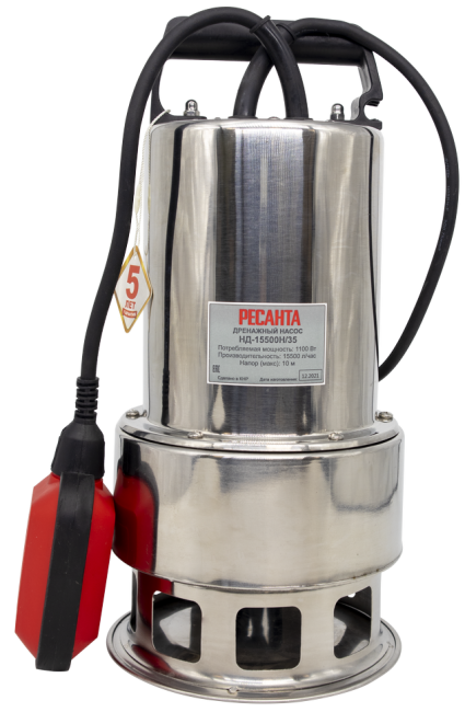 Дренажный насос Ресанта НД-15500Н/35 в Новосибирске Дренажный насос Ресанта НД-15500Н/35 в Новосибирске
