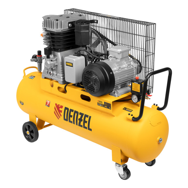 Компрессор воздушный, ременный привод BCI4000-T/100, 4.0 кВт, 100 литров, 690 л/мин Denzel в Новосибирске Компрессор воздушный, ременный привод BCI4000-T/100, 4.0 кВт, 100 литров, 690 л/мин Denzel в Новосибирске