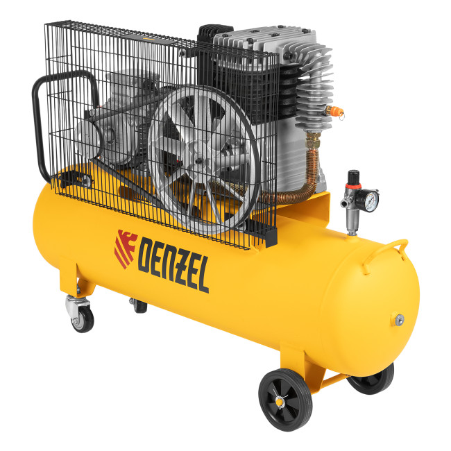 Компрессор воздушный, ременный привод BCI4000-T/100, 4.0 кВт, 100 литров, 690 л/мин Denzel в Новосибирске Компрессор воздушный, ременный привод BCI4000-T/100, 4.0 кВт, 100 литров, 690 л/мин Denzel в Новосибирске