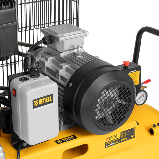 Компрессор воздушный, ременный привод BCI4000-T/100, 4.0 кВт, 100 литров, 690 л/мин Denzel в Новосибирске Компрессор воздушный, ременный привод BCI4000-T/100, 4.0 кВт, 100 литров, 690 л/мин Denzel в Новосибирске