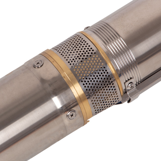 Скважинный насос DWC-4-80, центробежный, диаметр 4", 1500 Вт, 5700 л/ч, напор 80 м Denzel в Новосибирске