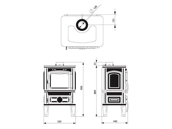 Печь-камин Ferguss Lawa Lux в Новосибирске