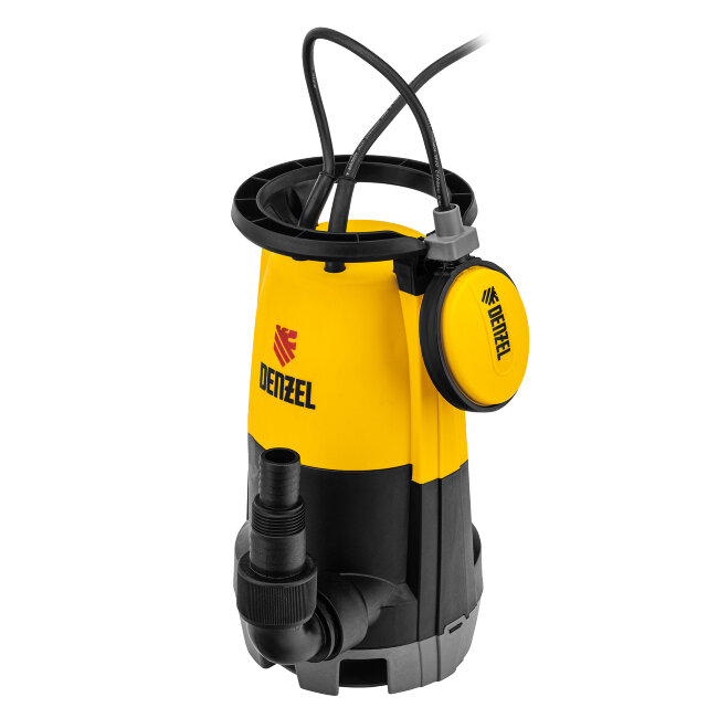 Дренажный насос для чистой и грязной воды DP450S, 450 Вт, напор 6 м, 12000 л/ч Denzel в Новосибирске