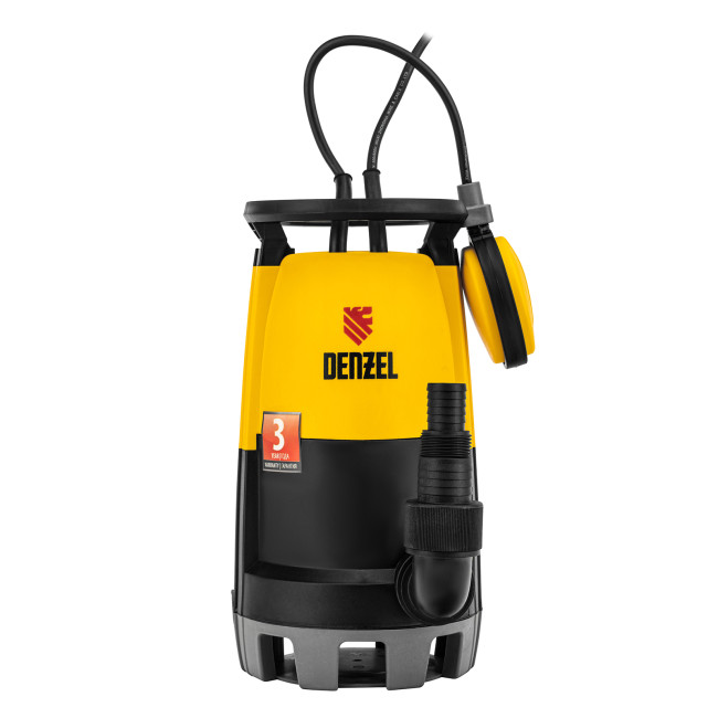 Дренажный насос для чистой и грязной воды DP450S, 450 Вт, напор 6 м, 12000 л/ч Denzel в Новосибирске
