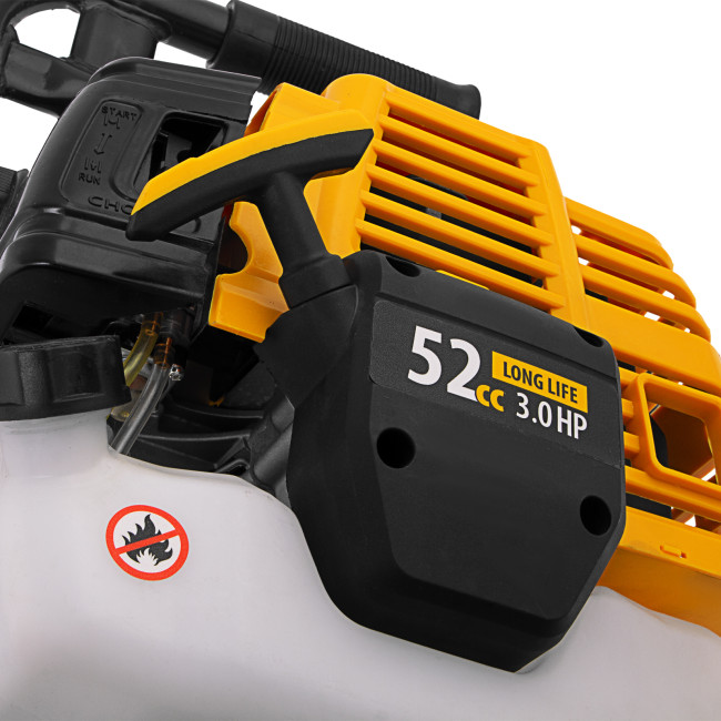 Мотобур DX-52, объём двигателя 52 см3, соединение 20 мм, без шнека Denzel в Новосибирске