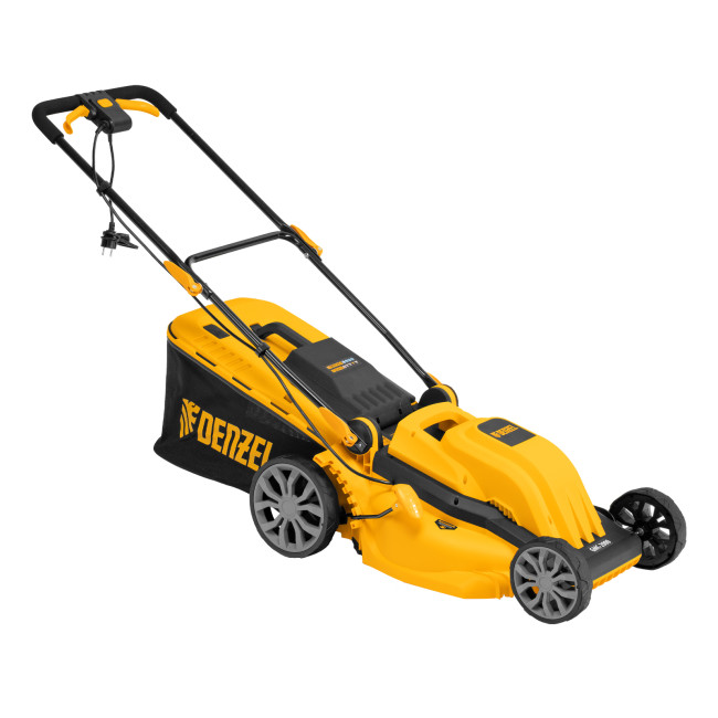 Газонокосилка электрическая GMC-2000, шир. 44см, 2000 Вт, 6 уров., травосб. 45 л Denzel в Новосибирске Газонокосилка электрическая GMC-2000, шир. 44см, 2000 Вт, 6 уров., травосб. 45 л Denzel в Новосибирске