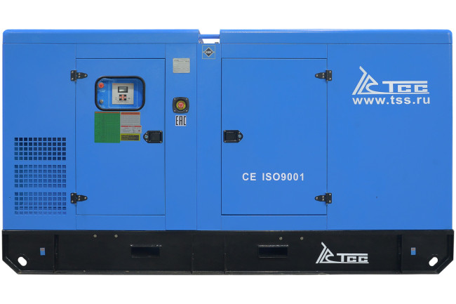 Дизельный генератор ТСС АД-150С-Т400 в шумозащитном кожухе с АВР в Новосибирске