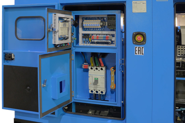 Дизельный генератор ТСС АД-150С-Т400 в шумозащитном кожухе с АВР в Новосибирске