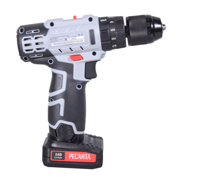 Дрель-шуруповерт аккумуляторная ДА-24-2ЛК-У Ресанта в Новосибирске