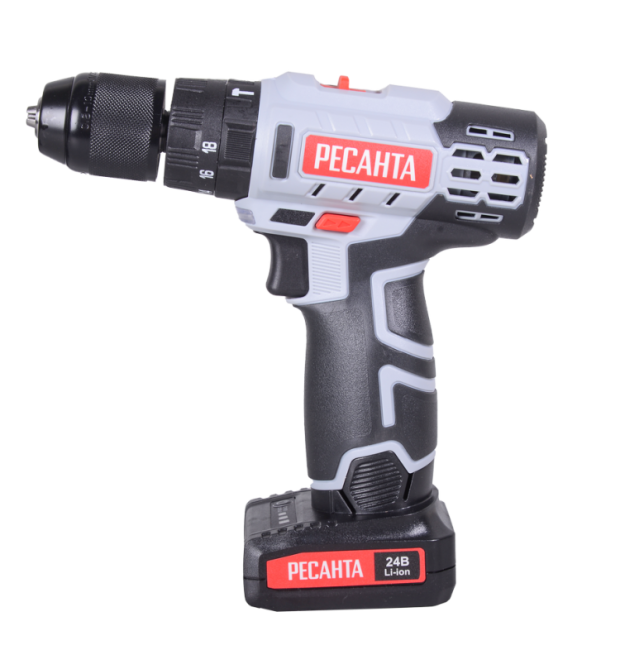 Дрель-шуруповерт аккумуляторная ДА-24-2ЛК-У Ресанта в Новосибирске