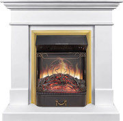 Каминокомплект California STD CRM (Разборный) - Санд сноу с очагом Majestic FX M Brass Каминокомплект California STD CRM (Разборный) - Санд сноу с очагом Majestic FX M Brass