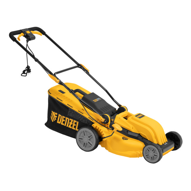 Газонокосилка электрическая GMC-1800, шир. 38см, 1800 Вт, 6 уров., травосб. 35 л Denzel в Новосибирске
