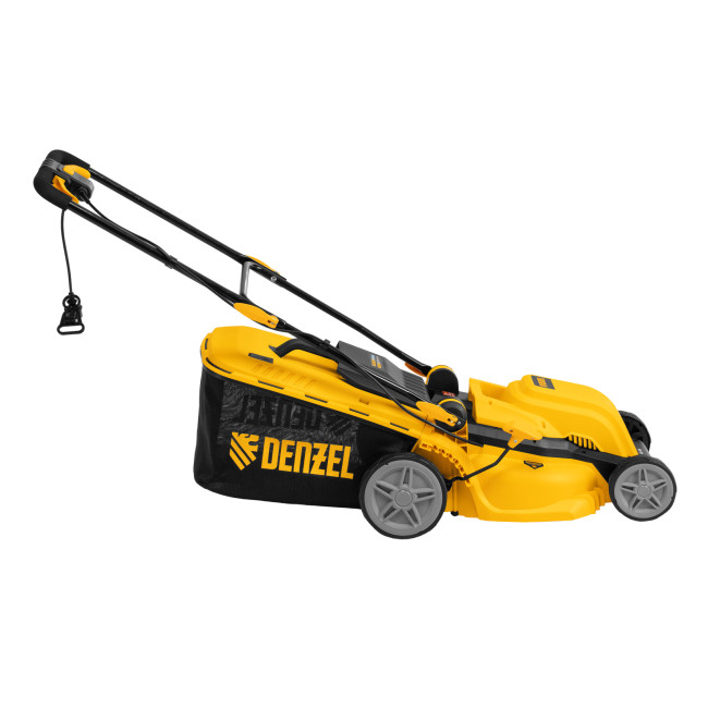 Газонокосилка электрическая GMC-1800, шир. 38см, 1800 Вт, 6 уров., травосб. 35 л Denzel в Новосибирске