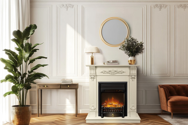 Портал Royal Flame Palermo SFT (Разборный) - Слоновая кость в Новосибирске