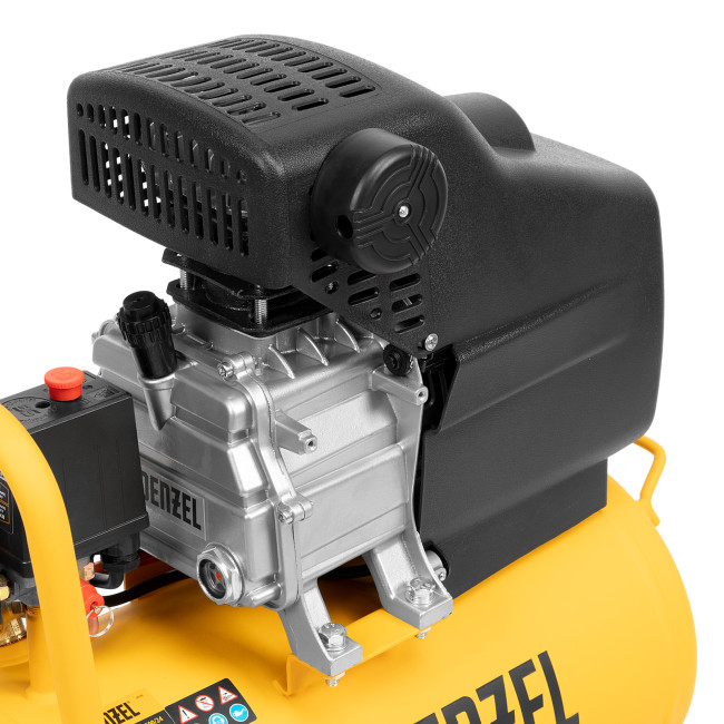 Компрессор воздушный DC1500/24, прямой привод, 1.5 кВт, 24 литра, 220 л/мин Denzel в Новосибирске