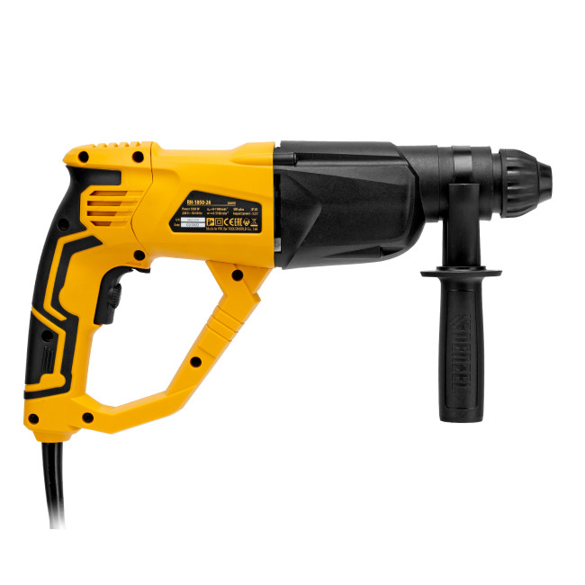 Перфоратор электрический RH-1050-26, SDS-plus, 1050 Вт, 3.2 Дж, 3 плюс 1 режим Denzel в Новосибирске