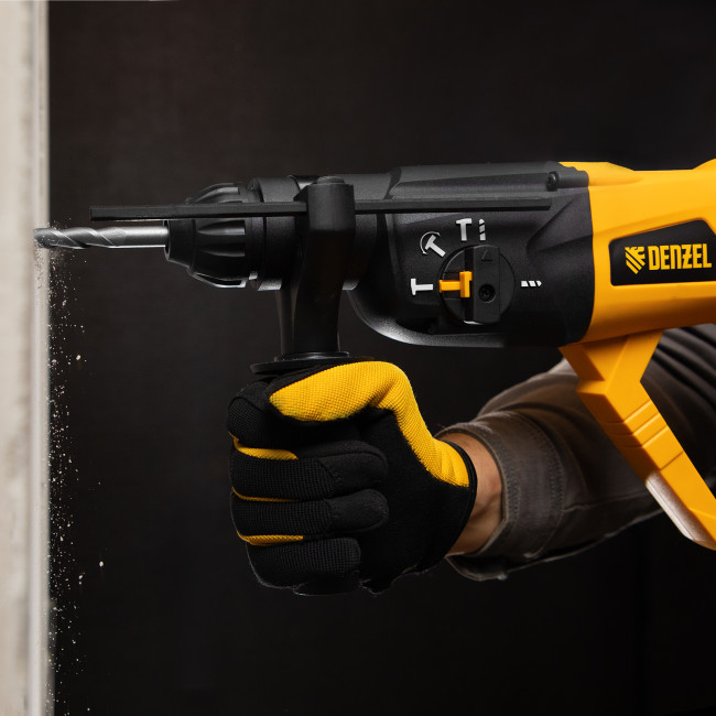 Перфоратор электрический RH-1050-26, SDS-plus, 1050 Вт, 3.2 Дж, 3 плюс 1 режим Denzel в Новосибирске