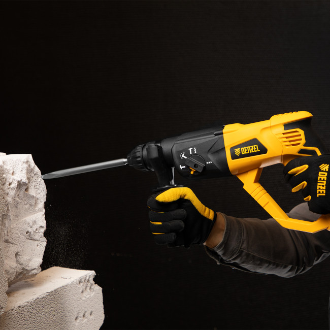 Перфоратор электрический RH-1050-26, SDS-plus, 1050 Вт, 3.2 Дж, 3 плюс 1 режим Denzel в Новосибирске
