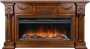 Каминокомплект London - Орех с очагом Vision 42 LOG LED