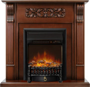 Каминокомплект Venice - Махагон коричневый антик с очагом Fobos FX M Black RC