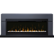 Каминокомплект Lindos (линейный) - Серый графит с очагом Ignite XLF50 Каминокомплект Lindos (линейный) - Серый графит с очагом Ignite XLF50