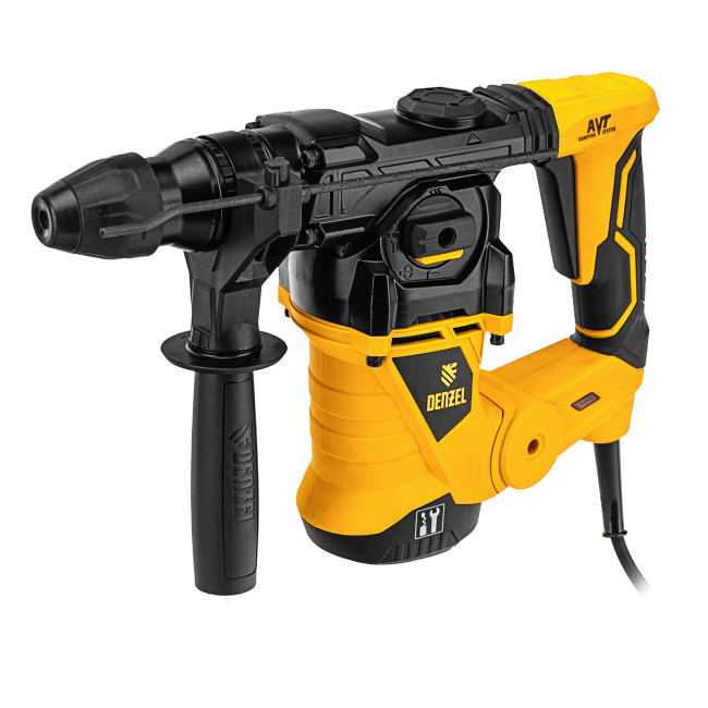 Перфоратор электрический RHV-1250-30, SDS-plus, 1250 Вт, 5 Дж, 3 плюс 1 режим Denzel в Новосибирске